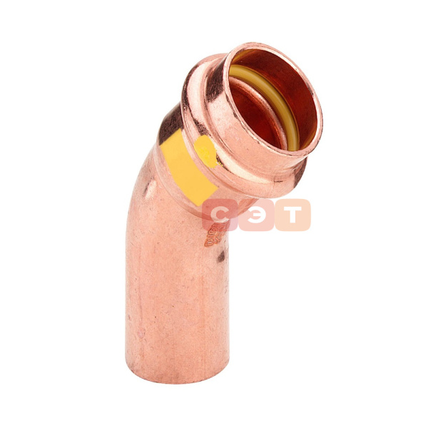Полуотвод однораструбный 45* 15 х 15 (модель ProfipressG 2626.1)